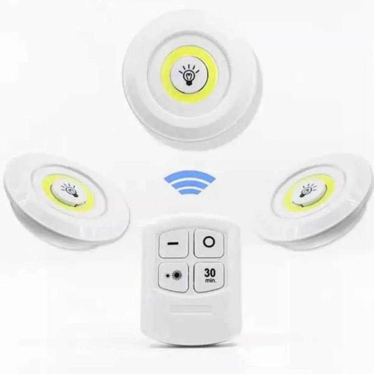 COB Smart Wireless Remote Control Night Light Decorative Kitchen Closet Staircase Aisle Bathroom Lighting Mini Touch LED Light with Remote Control