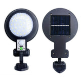 Outdoor Solar Wall Light Waterproof Motion Sensor Lamp 5.5V 2.5W for Garden Yard Villa Balcony Garage - Top-Down View