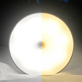 4Pcs Motion Sensor Night Light Rechargeable LED Lamp Auto On Off Warm White Lighting for Home