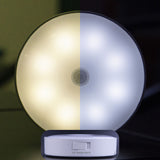 4Pcs Motion Sensor Night Light Rechargeable LED Lamp Auto On Off Warm White Lighting for Home