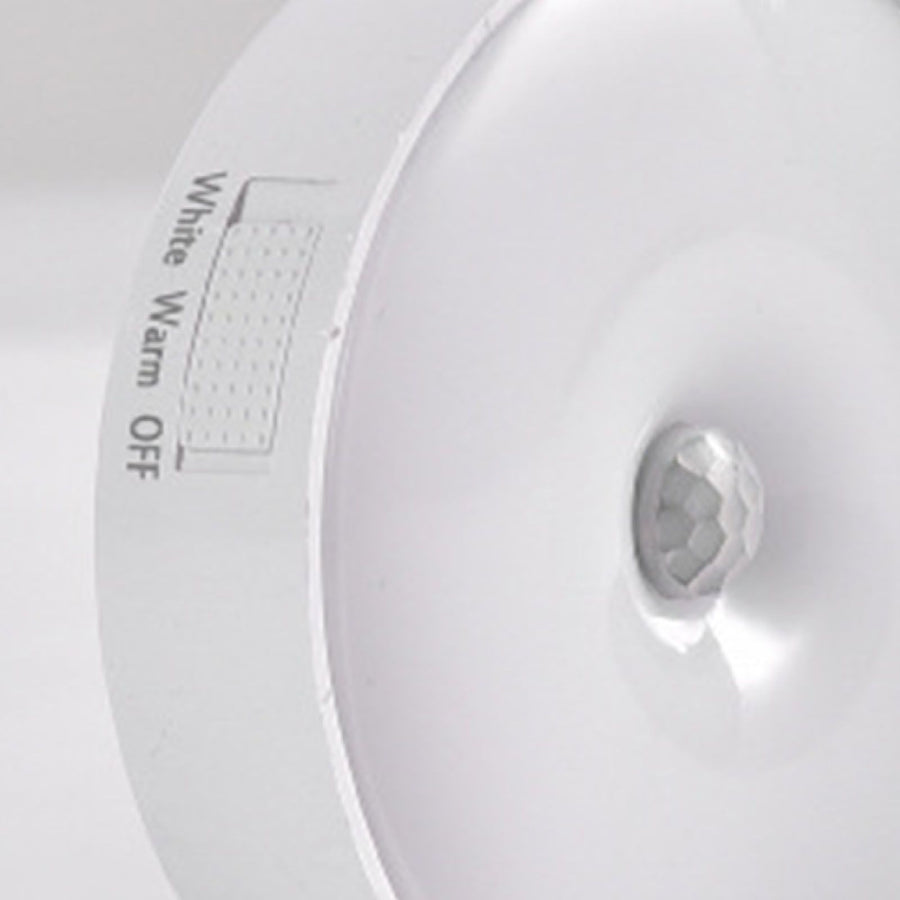 4Pcs Motion Sensor Night Light Rechargeable LED Lamp Auto On Off Warm White Lighting for Home