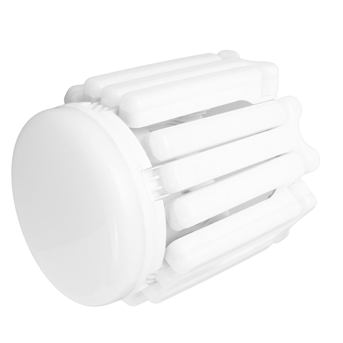 LED Garage Light 120W with 6 Adjustable Panels E27 Super Bright Bulb Deformable Garage Ceiling Light 6000 to 6500K 85 to 265V White