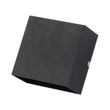 Modern LED Wall Sconce Aluminum Indoor LED Wall Mounted Lamp for Bedroom Hallway Black 10W Warm Light 3000K