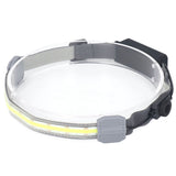 COB Headlamp Super Bright 4 Modes IPX4 Waterproof Rechargeable Head Light for Running Hiking Fishing