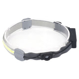 COB Headlamp Super Bright 4 Modes IPX4 Waterproof Rechargeable Head Light for Running Hiking Fishing