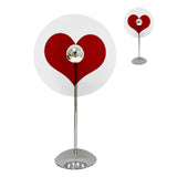 Heart Shaped Projection Table Lamp 4W Sweet Warm 360 Degree Rotatable Decorative Ambient Light - Front View