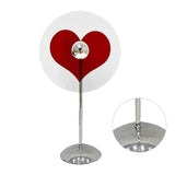 Heart Shaped Projection Table Lamp 4W Sweet Warm 360 Degree Rotatable Decorative Ambient Light - Side View