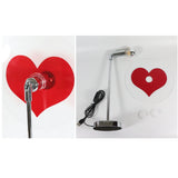 Heart Shaped Projection Table Lamp 4W Sweet Warm 360 Degree Rotatable Decorative Ambient Light - Extra Image