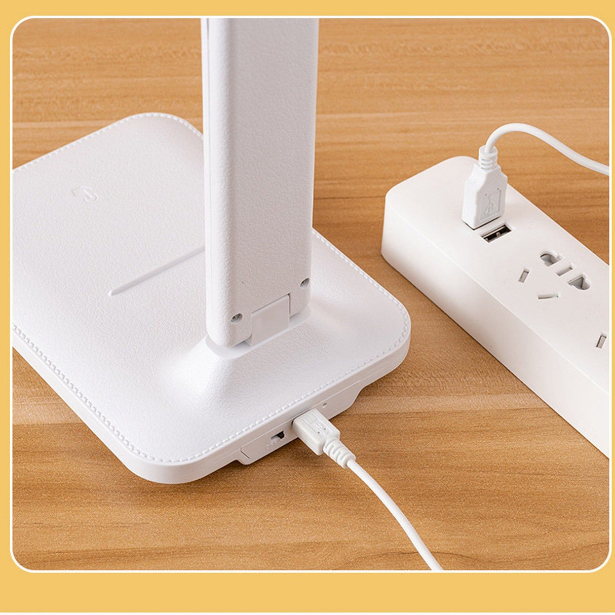 LED Reading Lamp Plastic Eye Protection USB Charging Desk Light for Bedroom Study 10W 5V/1A