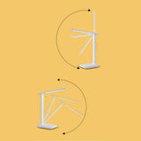 LED Reading Lamp Plastic Eye Protection USB Charging Desk Light for Bedroom Study 10W 5V/1A