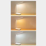 LED Reading Lamp Plastic Eye Protection USB Charging Desk Light for Bedroom Study 10W 5V/1A - Extra Image