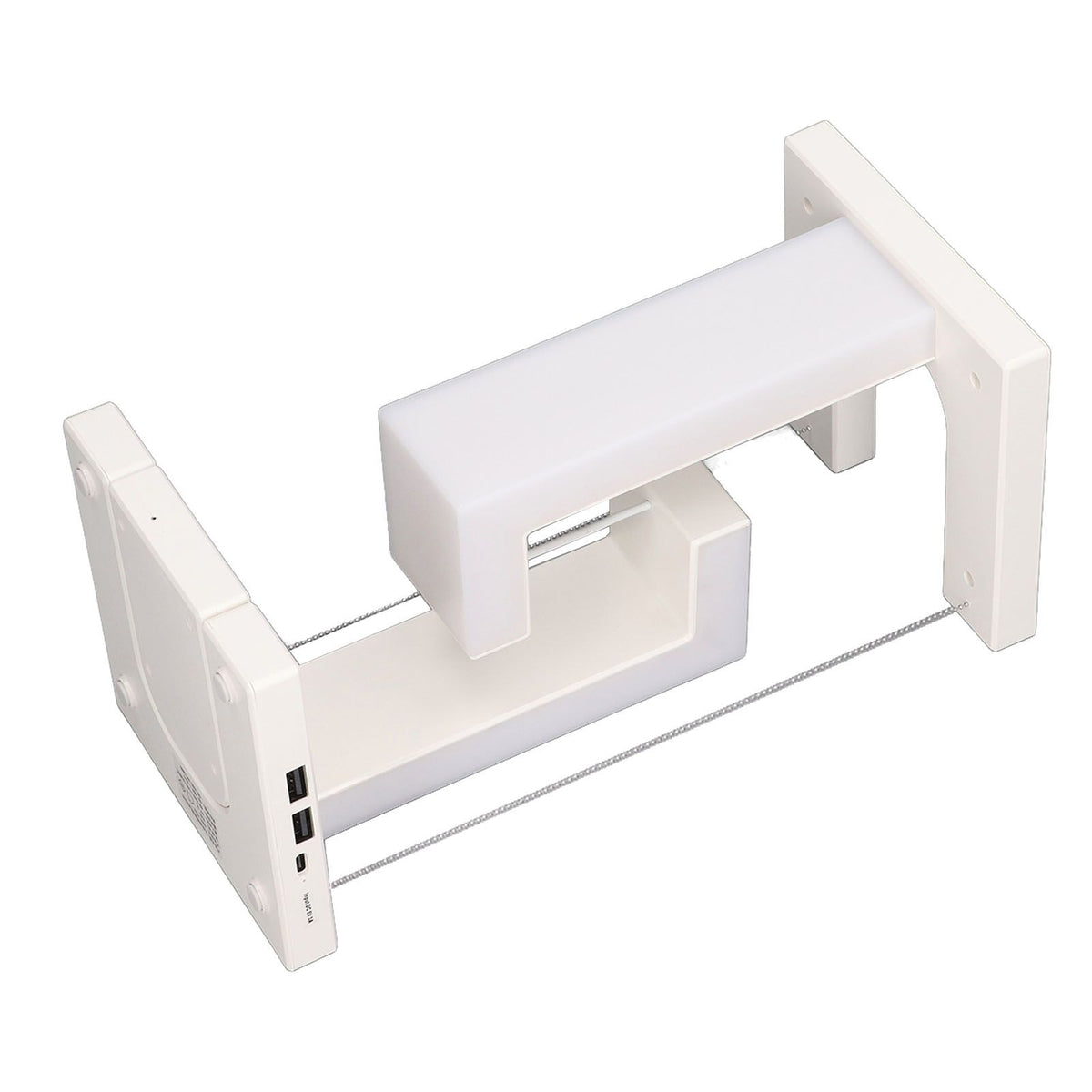 Magnetic Levitation Night Light 3 Gears Touching Switch LED Table Lamp with Phone Wireless Charging White