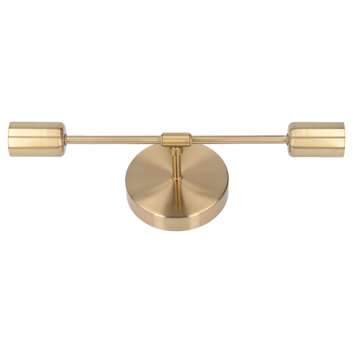 Double Wall Light Base E27 E26 Rust Proof Vintage Wall Lamp Bulb Holder for Living Room Bathroom Gold 85‑265V