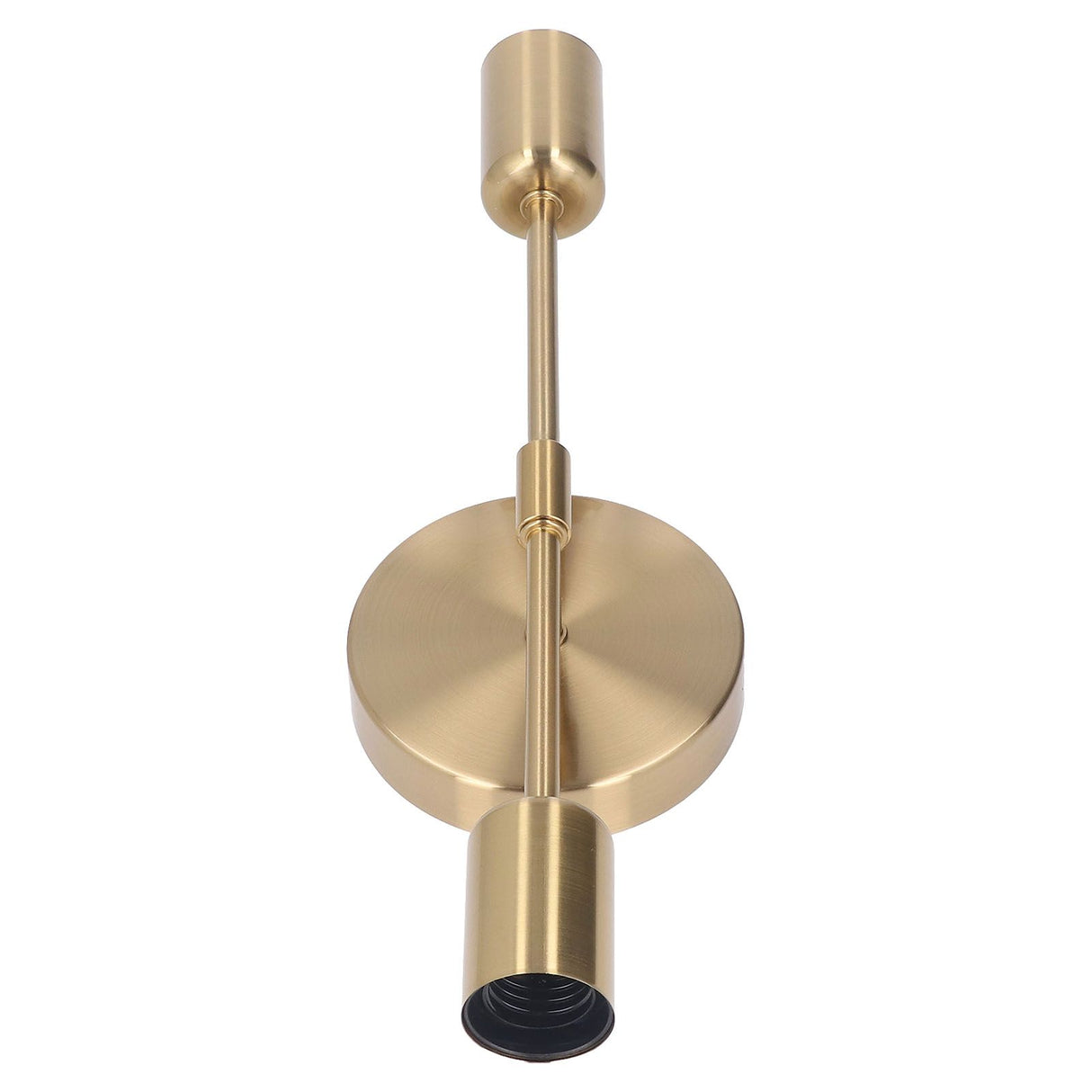 Double Wall Light Base E27 E26 Rust Proof Vintage Wall Lamp Bulb Holder for Living Room Bathroom Gold 85‑265V