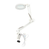 Magnifying Desk Lamp 5X Magnification 72 LED Beads 3 Light Modes Dimmable Lighted Magnifying Glass for Family Office