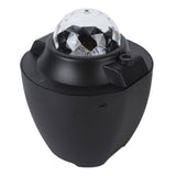 Star Projector Night Light 3 Colors Brightness Modes Music Adjustable Bluetooth Speaker LED Star Night Light 5V - Low Angle