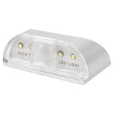 LED Door Keyhole Light Battery Operated PIR Motion Detector Night Lamp for Toilets Cupboards Kitchen Hallways Stairs - Top-Down View