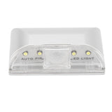LED Door Keyhole Light Battery Operated PIR Motion Detector Night Lamp for Toilets Cupboards Kitchen Hallways Stairs - 45-Degree Angle