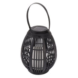 Solar Garden Lantern LED Outdoor Solar Lantern Waterproof Decorative Rattan Lantern For Patio Pathway Courtyard - 45-Degree Angle