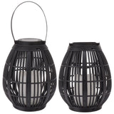 Solar Garden Lantern LED Outdoor Solar Lantern Waterproof Decorative Rattan Lantern For Patio Pathway Courtyard - Extra Image