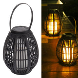 Solar Garden Lantern LED Outdoor Solar Lantern Waterproof Decorative Rattan Lantern For Patio Pathway Courtyard - Extra Image