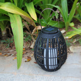 Solar Garden Lantern LED Outdoor Solar Lantern Waterproof Decorative Rattan Lantern For Patio Pathway Courtyard - Extra Image