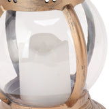 Brass Color Courtyard Solar Powered Hanging Lantern Light IP44 Waterproof Garden LED Lantern Lamp for Yard - Extra Image