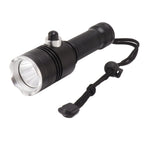 Underwater LED Flashlight Strong Light Long Range Diving Flashlight IPX8 Waterproof 1000LM