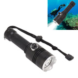 Underwater LED Flashlight Strong Light Long Range Diving Flashlight IPX8 Waterproof 1000LM