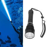 1200LM LED Diving Flashlight IPX8 Waterproof Underwater Safety Flashlight Outdoor Searchlight