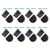 8 Sets Solar Panel Lamp LED Decorative Wall Light for Outdoor Courtyard Terrace Built in Battery