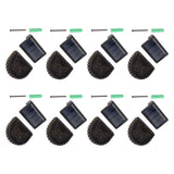 8 Sets Solar Panel Lamp LED Decorative Wall Light for Outdoor Courtyard Terrace Built in Battery