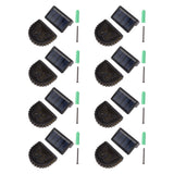 8 Sets Solar Panel Lamp LED Decorative Wall Light for Outdoor Courtyard Terrace Built in Battery