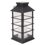2Pcs Solar Hanging Lantern Candle Design LED Solar Outdoor Light Decor for Pathway Yard Lawn