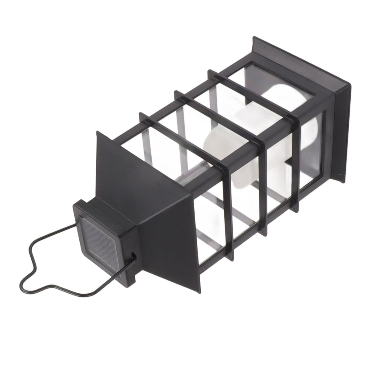 2Pcs Solar Hanging Lantern Candle Design LED Solar Outdoor Light Decor for Pathway Yard Lawn