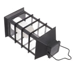 2Pcs Solar Hanging Lantern Candle Design LED Solar Outdoor Light Decor for Pathway Yard Lawn
