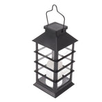 2Pcs Solar Hanging Lantern Candle Design LED Solar Outdoor Light Decor for Pathway Yard Lawn