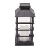 2Pcs Solar Hanging Lantern Candle Design LED Solar Outdoor Light Decor for Pathway Yard Lawn - 45-Degree Angle