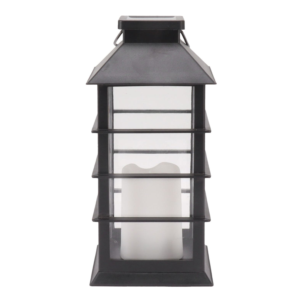 2Pcs Solar Hanging Lantern Candle Design LED Solar Outdoor Light Decor for Pathway Yard Lawn