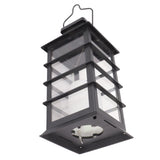 2Pcs Solar Hanging Lantern Candle Design LED Solar Outdoor Light Decor for Pathway Yard Lawn