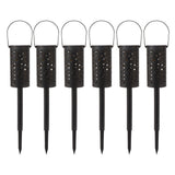 6 Sets LED Solar Garden Lamp Waterproof Light for Landscape Star Moon Ground Plug Lamp for Outdoor Lawn Patio Walkway