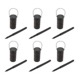 6 Sets LED Solar Garden Lamp Waterproof Light for Landscape Star Moon Ground Plug Lamp for Outdoor Lawn Patio Walkway - Close-Up Angle