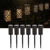 6 Sets LED Solar Garden Lamp Waterproof Light for Landscape Star Moon Ground Plug Lamp for Outdoor Lawn Patio Walkway