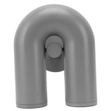 U Shape Wall Lamp Iron ABS Nordic Modern Warm Light Decorative Wall Mounted U Shape Lantern for Hotel Hallway 85 to 265V Grey