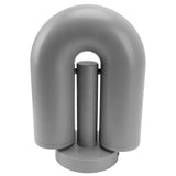 U Shape Wall Lamp Iron ABS Nordic Modern Warm Light Decorative Wall Mounted U Shape Lantern for Hotel Hallway 85 to 265V Grey