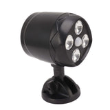 4 LED Spot Light Outdoor Waterproof Wall Mounted Rotating Projection Floodlight Spotlight with Motion Sensor for Yard - 45-Degree Angle