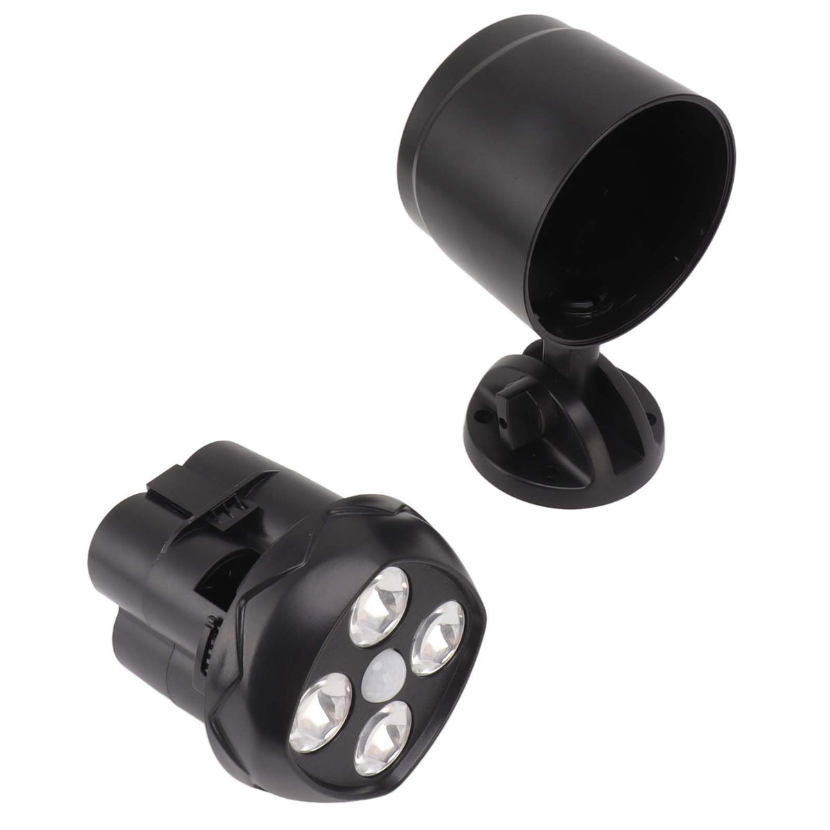 4 LED Spot Light Outdoor Waterproof Wall Mounted Rotating Projection Floodlight Spotlight with Motion Sensor for Yard