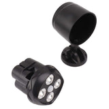 4 LED Spot Light Outdoor Waterproof Wall Mounted Rotating Projection Floodlight Spotlight with Motion Sensor for Yard - Low Angle