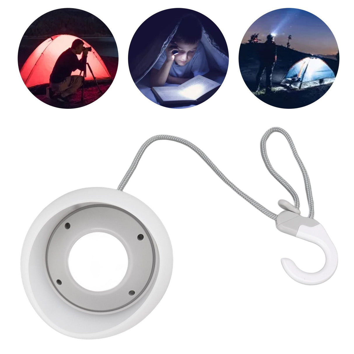 Camping Light USB Charging LED 3 Mode Warm White Lighting Lantern Tent Light for Outdoor