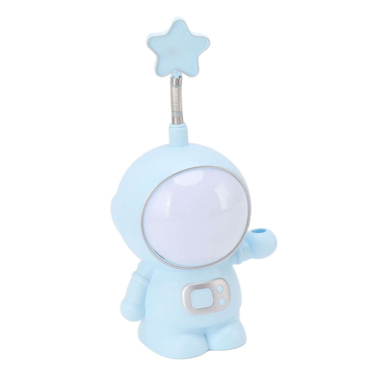 Astronaut Night Light 3W 5V LED Lamp USB Charging Pencil Sharpener Home Decoration Blue
